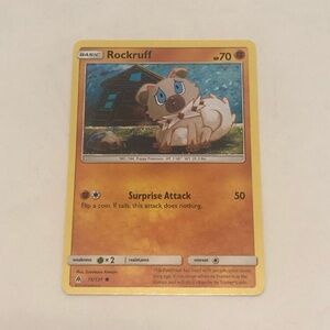 Rockruff Pokémon Card